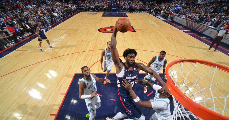 Joel Embiid erzielte den Saisonhöchstwert von 51 Punkten